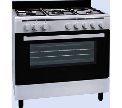 Logik LFTG90W14 Dual Fuel Range Cooker - White